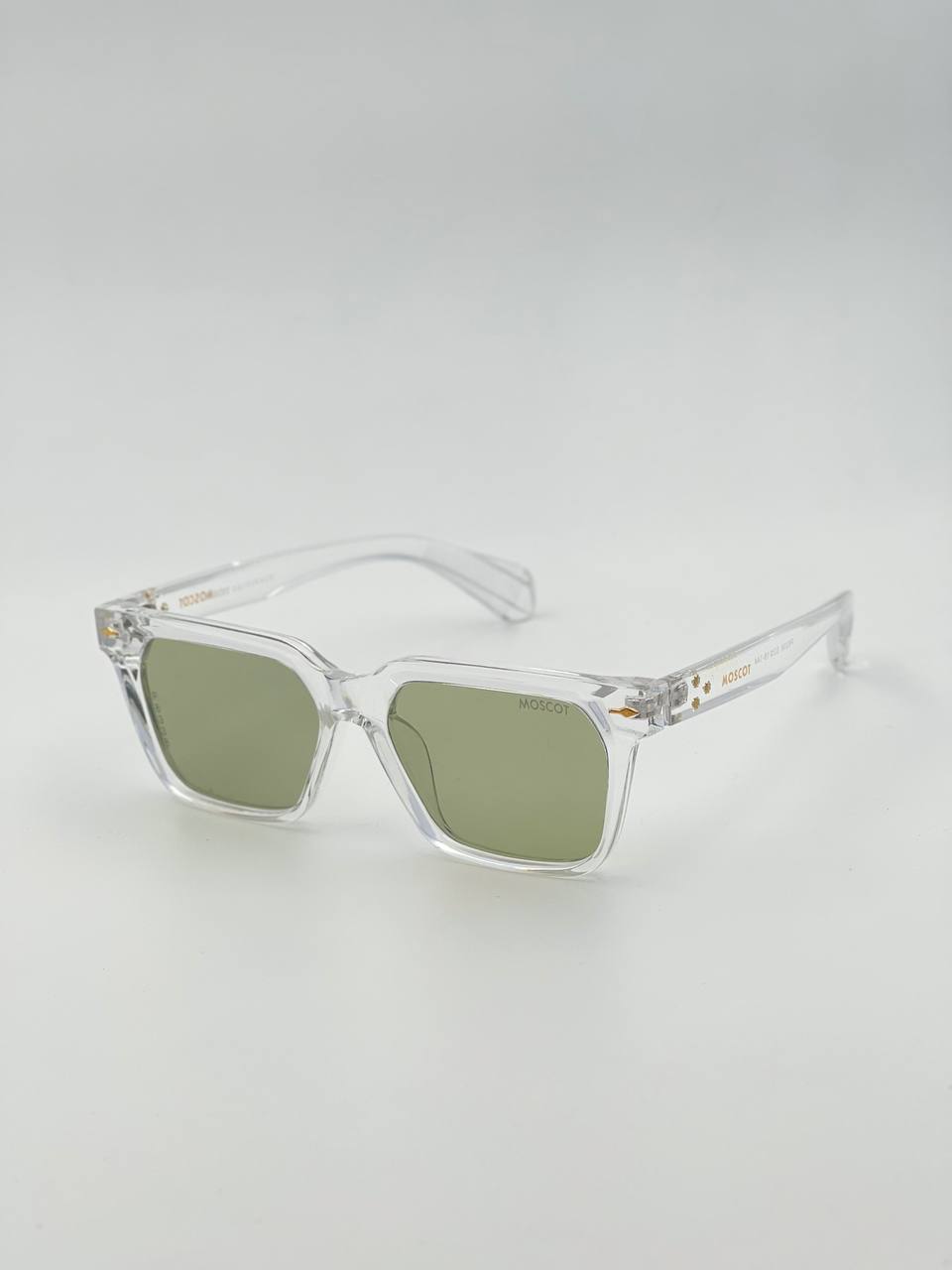  عینک آفتابی برند موسکات ( moscot ) - مردانه زنانه - سفید سبز روشن - پلاریزه کد p8338