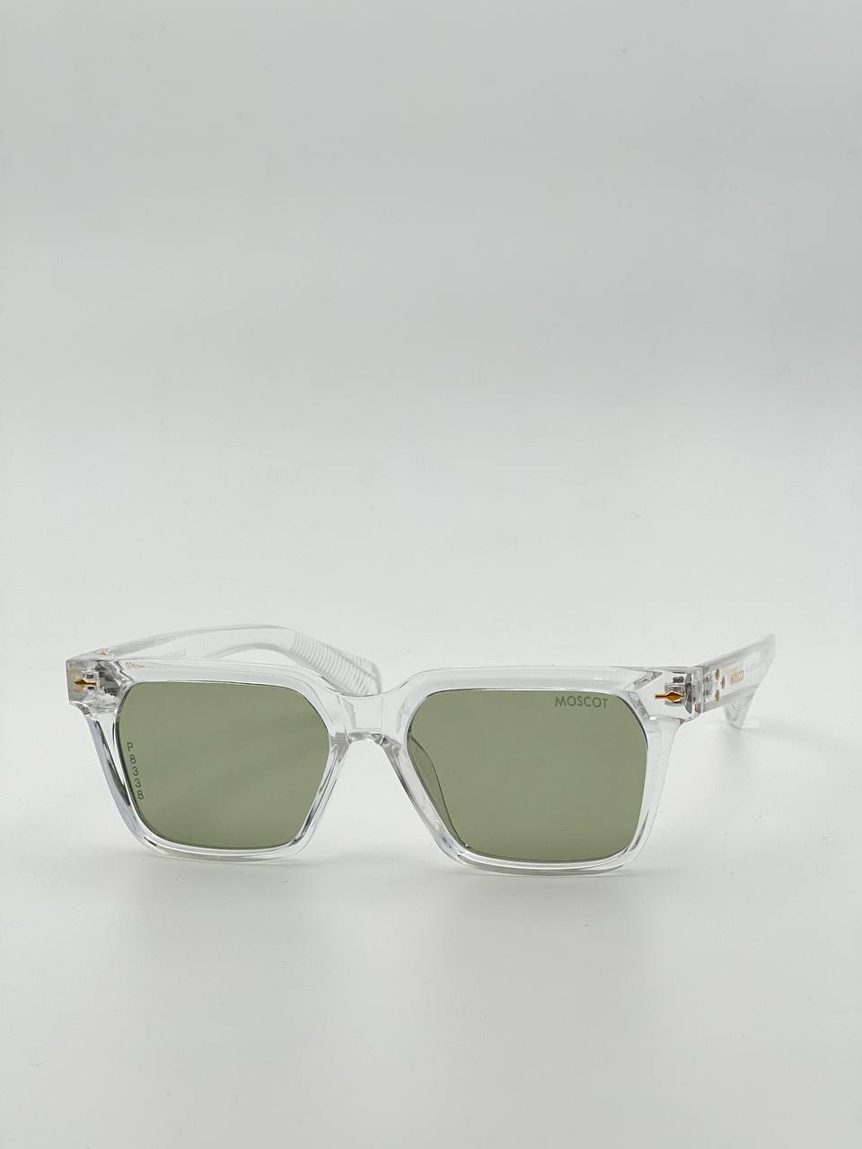  عینک آفتابی برند موسکات ( moscot ) - مردانه زنانه - سفید سبز روشن - پلاریزه کد p8338